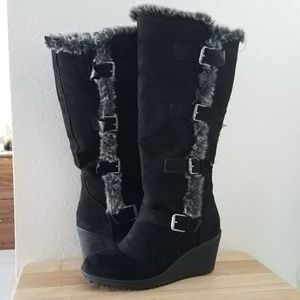 Rampage tall black boots sz 10